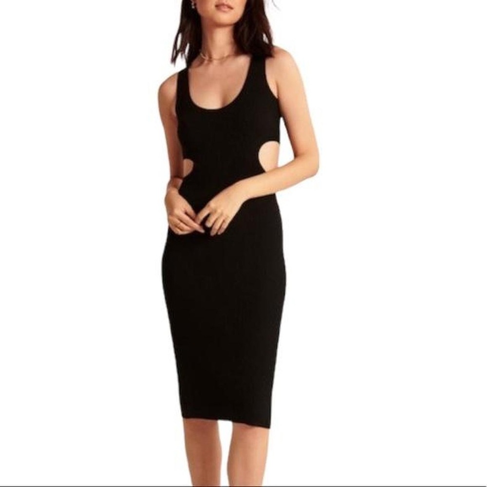 Abercrombie & Fitch Black Backless Dress